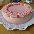 El cooksnap de Sabi Coria cuando hizo Torta tres ingredientes estilo genoise (bizcochuelo alto).