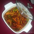Dipika Bhalla का कुकस्नैप जब उन्होंने गाजर और हरी मिर्च का अचार (Gajar aur hari mirch ka achar recipe in hindi) बनाया था।