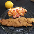 El cooksnap de Karina Carrizo cuando hizo Filet de merluza a la romana.