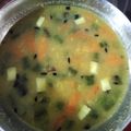 Sampa Chandra's cooksnap of when they made ভেজ মুগ ডাল (Veg moog dal recipe in bengali).