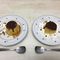 El cooksnap de charlieg cuando hizo Flan de mango con baño de chocolate.