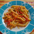 El cooksnap de Mel Córdoba cuando hizo Fideos con verduras salteadas.