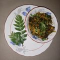 Sangita का कुकस्नैप जब उन्होंने मूली की भुजी (mooli ke bhuji recipe in Hindi) बनाया था।