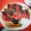 El cooksnap de Karen Leonor Salinas Barraza cuando hizo Pizza de harina de coco estilo Grez.