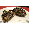 El cooksnap de Lucía Mancuso cuando hizo Champiñones rellenos de queso crema y ciboulette.