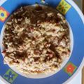 El cooksnap de Ana cuando hizo Risotto de setas y queso azul.