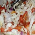 Farwa Ali's cooksnap of when they made Kachoomar salad.