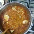 El cooksnap de Carla Natalia cuando hizo Guiso de arroz con pollo.
