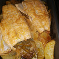 El cooksnap de joseykiara37 cuando hizo Salmón al horno con patatas.