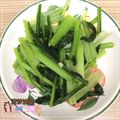 棠棠 的 清炒蒜香油菜 cooksnap