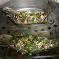 Cooksnap Syam Besor semasa beliau membuat Siakap Stim Limau.