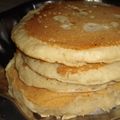 El cooksnap de Karen cuando hizo Pancakes veganos.