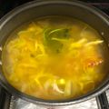 El cooksnap de Alejandra Yuliza Cortes cuando hizo Sopa de puerro.