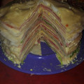 El cooksnap de Rosana Benitez cuando hizo Torre de panqueques primavera.