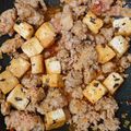 Cooksnap của Cau Hai khi họ làm theo món Tàu hủ sốt thịt cay