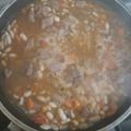 El cooksnap de Guillermo Petržela cuando hizo Guiso de porotos.