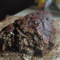 El cooksnap de Tatiana Meinero cuando hizo Salchichón de chocolate.