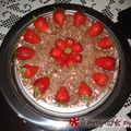 Cooksnap από ΛΕΝΑ ΚΟΝΤ. στη συνταγή Παγωμένο τσιζκεικ φράουλας με cookies σοκολάτας
