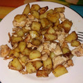 El cooksnap de Mel Sobran Las Palabras cuando hizo Pollo al limón con patatas.
