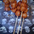 Cooksnap dari Erika Damayanti "Cemilan Kakak Mika" untuk resep BAKSO BAKAR bumbu saus (#pr_recookolahanbakso)