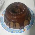 El cooksnap de Denu cuando hizo Budín de cacao y azúcar negra con baño express de chocolate.