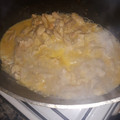 El cooksnap de Flor Barboza cuando hizo Pollo a la mostaza en sartén.