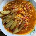 El cooksnap de Coni VJ cuando hizo Tomaticán.