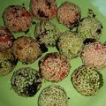 Cooksnap dari Dina Azizah untuk resep Onde-onde Rainbow isi kacang ijo