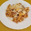 El cooksnap de Vicente Darias cuando hizo Tortellini de carne en salsa de tomate casera con hierbas mediterráneas (Receta Thermomix).