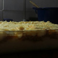 El cooksnap de Marcos Castro cuando hizo Pastel de carne argentino .