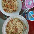 Cooksnap dari Mira Juanita untuk resep Spaghetti oglio olio enak simple
