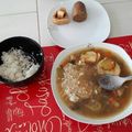 El cooksnap de Gustavo Jimenez cuando hizo Olla de carne.