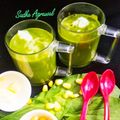 Sudha Agrawal का कुकस्नैप जब उन्होंने पालक सूप (palak Soup recipe in Hindi) बनाया था।