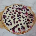 El cooksnap de Sofi cuando hizo Kuchen arándano frambuesa.