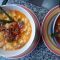 El cooksnap de Cecilia Moya cuando hizo Locro Criollo argentino.