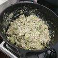 El cooksnap de Edison cuando hizo Brócoli al vino con pechuga de pollo. 🥦🐔🍷.