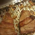 coolmom3jb's cooksnap of when they made Brown sugar bacon wrapped pork chops.
