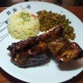 El cooksnap de Daniel Cerón Estupiñan cuando hizo Costillas de cerdo en salsa BBQ de mi autoría, con papas y aguacate.