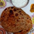 Seema gupta का कुकस्नैप जब उन्होंने प्याज़ पराठा ( pyaz paratha बनाया था।