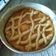 El cooksnap de Mercedes Sosa cuando hizo Pasta frola  de chocolate con dulce de leche.