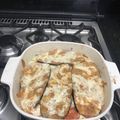 El cooksnap de XAVIER cuando hizo Berenjena y calabacita gratinada.