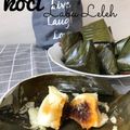 Cooksnap Adam Adam semasa beliau membuat Kuih koci labu leleh moden.