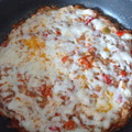 El cooksnap de Alba cuando hizo Calabapizza a la sartén.
