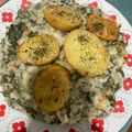 El cooksnap de Myriam Lara camus cuando hizo Guiso de acelgas con papas al horno.