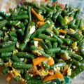 Cooksnap Nor Azlina semasa beliau membuat Sayur Goreng Kacang Panjang & Telur.