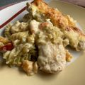 Nyakas Mária Cooksnap-ja, amikor elkészítette a(z) Egyszerű rakott besameles csirkemell tésztával és zöldségekkel receptet.
