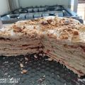 El cooksnap de Kari Godoy cuando hizo Torta de hoja, manjar y crema pastelera (pre-lista) 😉.