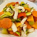 Cooksnap của Dibee khi họ làm theo món Mực xào chua ngọt