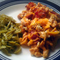 aprillynne89's cooksnap of when they made Buffalo chicken cheese casserole.