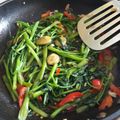Cooksnap dari Dinda Ronny untuk resep Oseng Kangkung Sambal Terasi #Bandung_RecookDewiLinaFaidah
